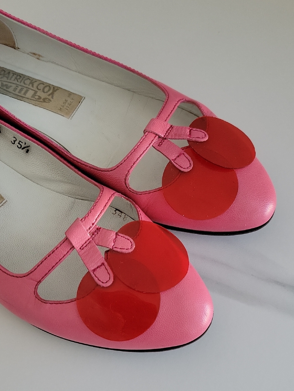 Patrick Cox Pink Leather Flats - Picture 9 of 15